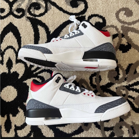 Air Jordan 3 Retro denim SE “Fire red” - Picture 6 of 10
